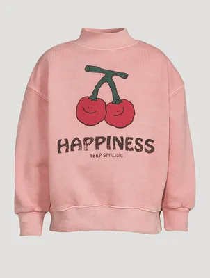 Cherry Cotton Sweatshirt