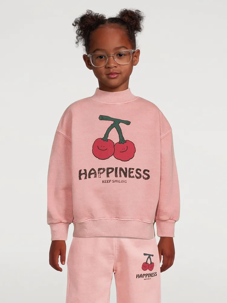 Cherry Cotton Sweatshirt