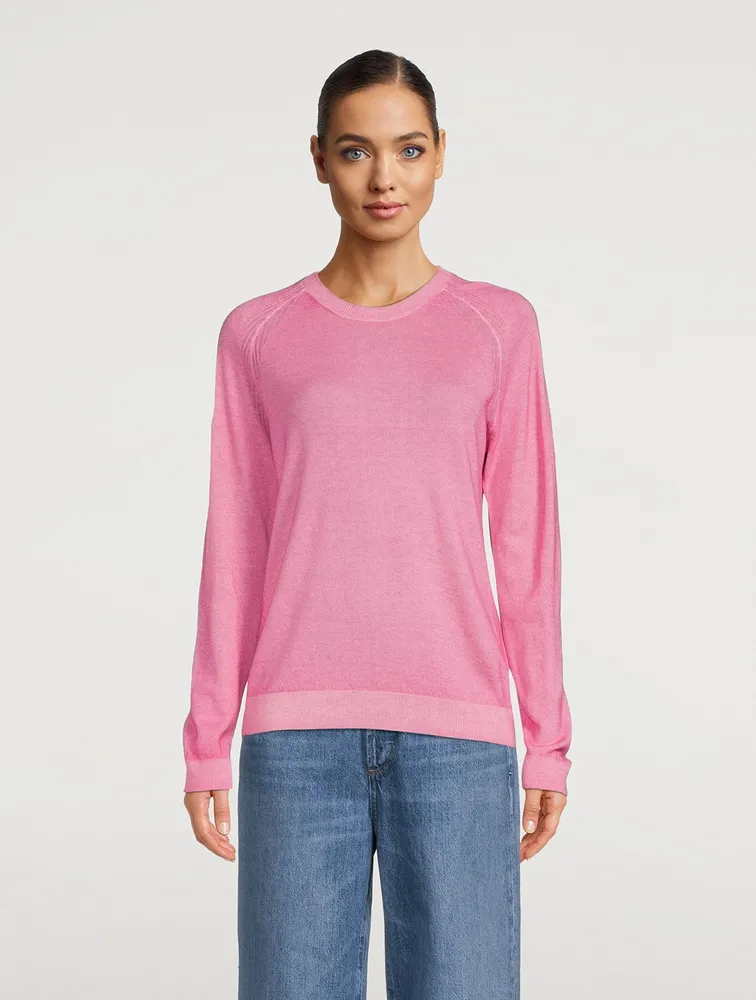 Cashmere Long-Sleeve Pullover