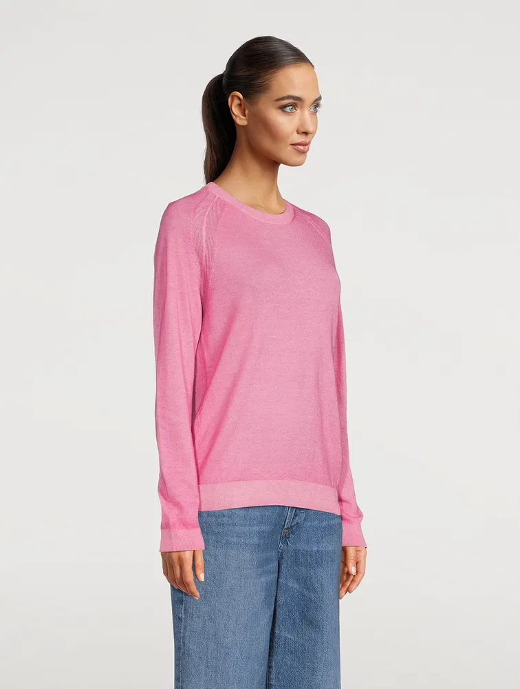 Cashmere Long-Sleeve Pullover