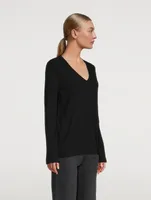 Relaxed Cashmere V-Neck Sweater
