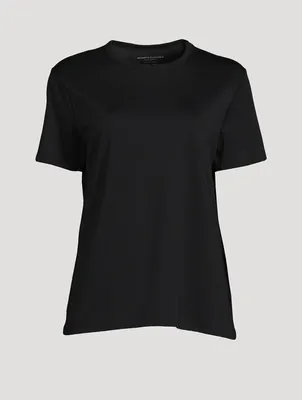 Lyocell And Cotton Crewneck T-Shirt
