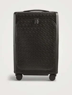 Gancini Embossed Leather Carry-On