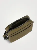 Gancini Embossed Leather Camera Bag