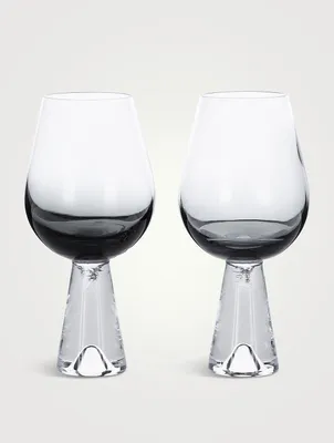 Tank Set Of Two Wine Glasses