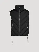 Chevron Down Puffer Vest