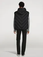 Chevron Down Puffer Vest