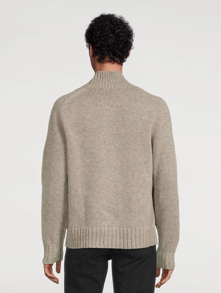 Frej Wool Twist Mockneck Sweater