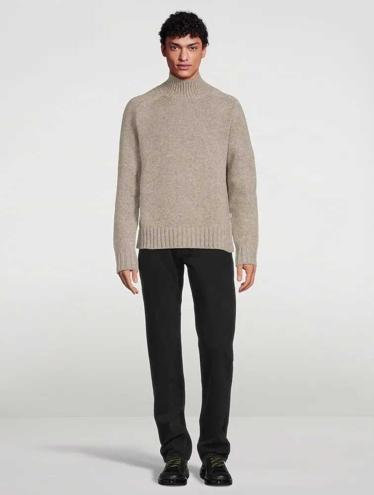 Frej Wool Twist Mockneck Sweater