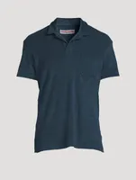 Terry Towelling Tailored Polo Shirt