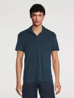 Terry Towelling Tailored Polo Shirt