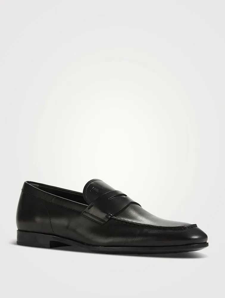 Leather Penny Loafers