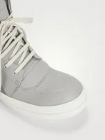 Strobe Geobasket Leather And Reflex High-Top Sneakers