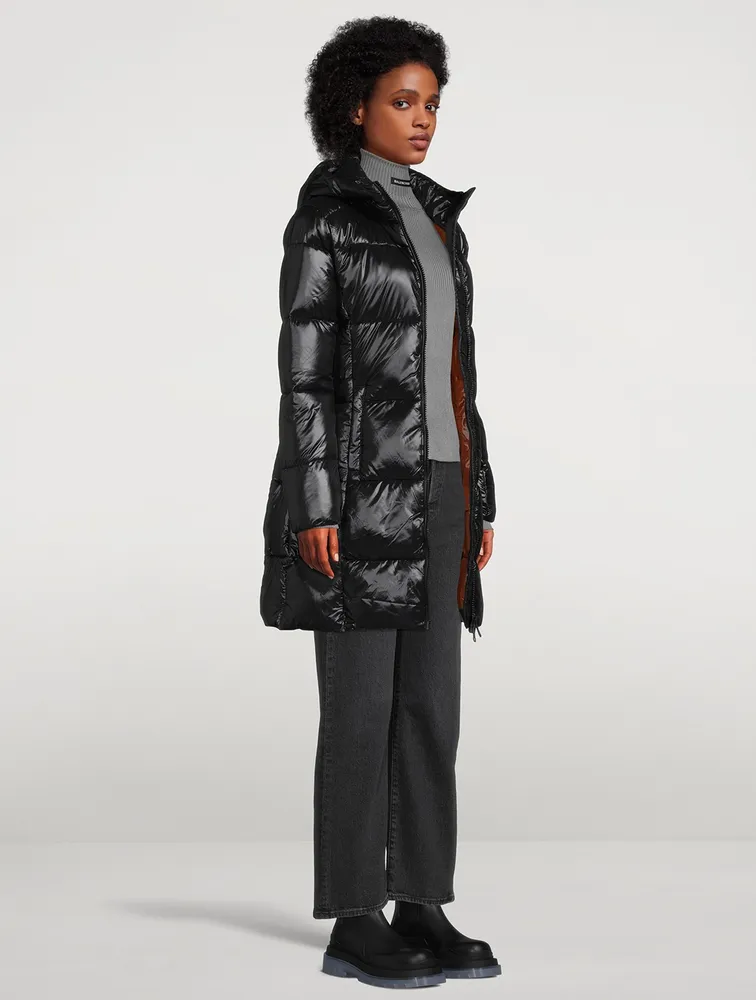 Ines Long Puffer With Hood
