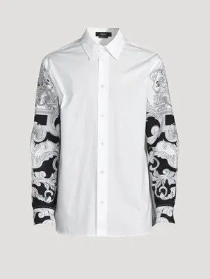 Baroque Cotton Long-Sleeve Shirt