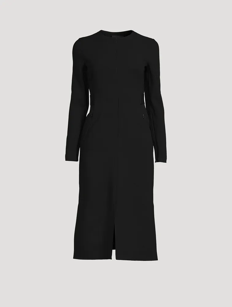 Wool Double-Face Sheath Dress