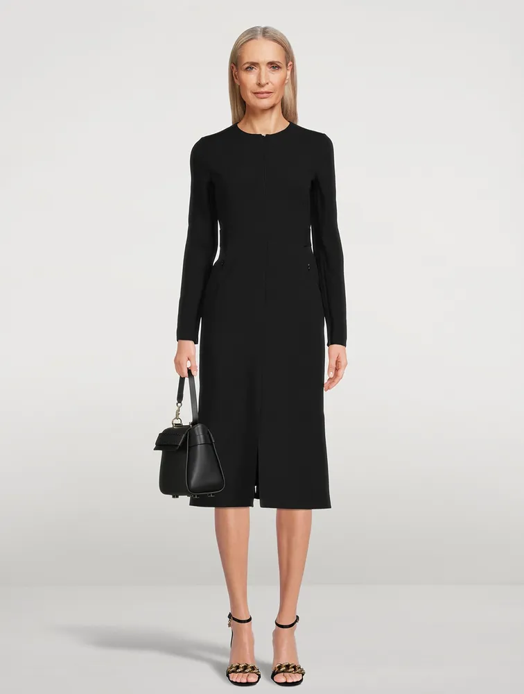 Wool Double-Face Sheath Dress