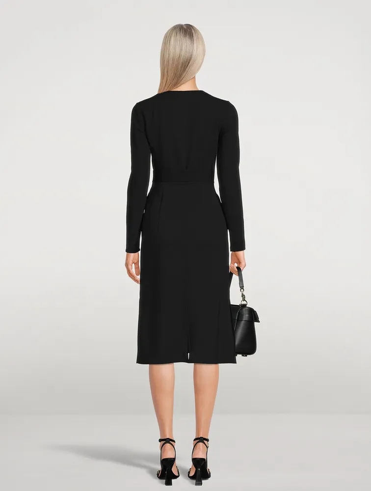 Wool Double-Face Sheath Dress