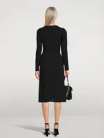 Wool Double-Face Sheath Dress