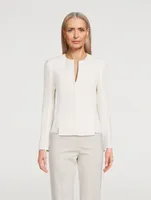 Miriam Wool Crêpe Double-Face Jacket