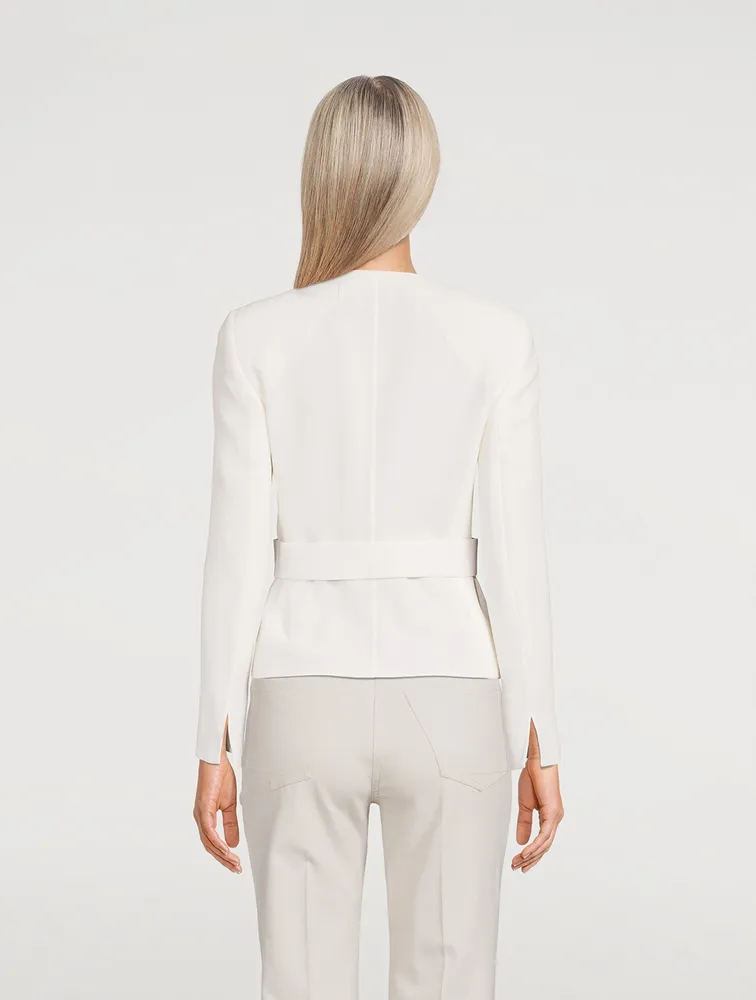 Miriam Wool Crêpe Double-Face Jacket