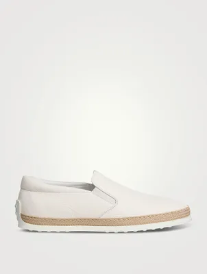 Leather Slip-On Shoes