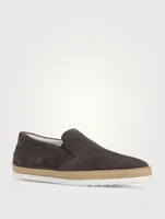 Pantofola Suede Slip-On Espadrille Shoes