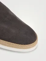 Pantofola Suede Slip-On Espadrille Shoes
