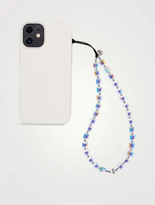 Drip Ting Crystal Wristlet Phone Strap