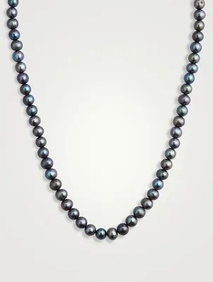 Blue Pearl Necklace
