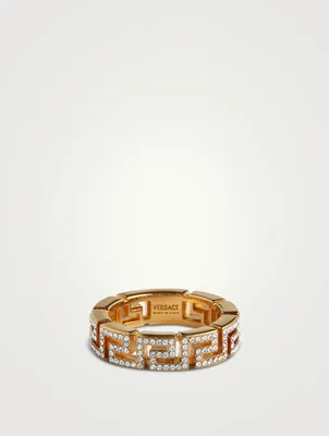 Greca Crystal Ring