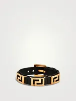 Greca Leather Bracelet