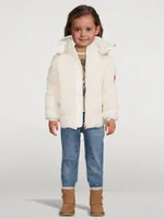 Kids Ridge Shearling Hooded Jacket