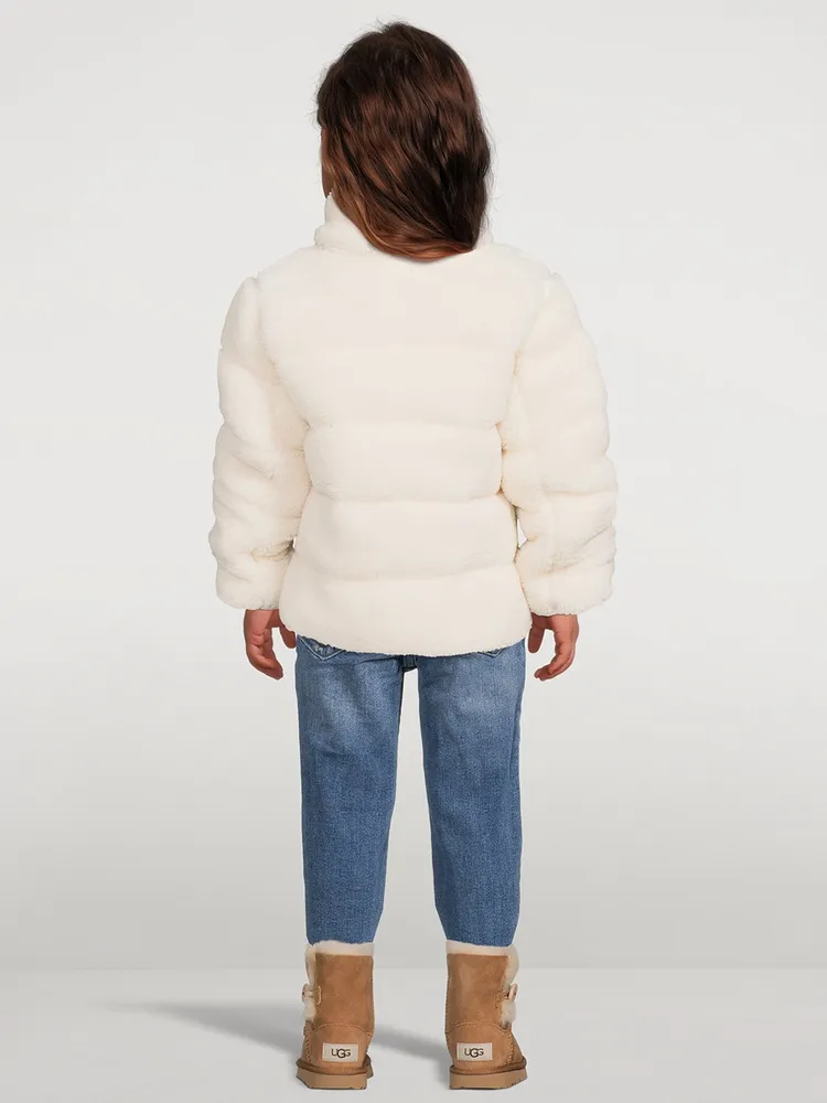 Kids Ridge Shearling Hooded Jacket