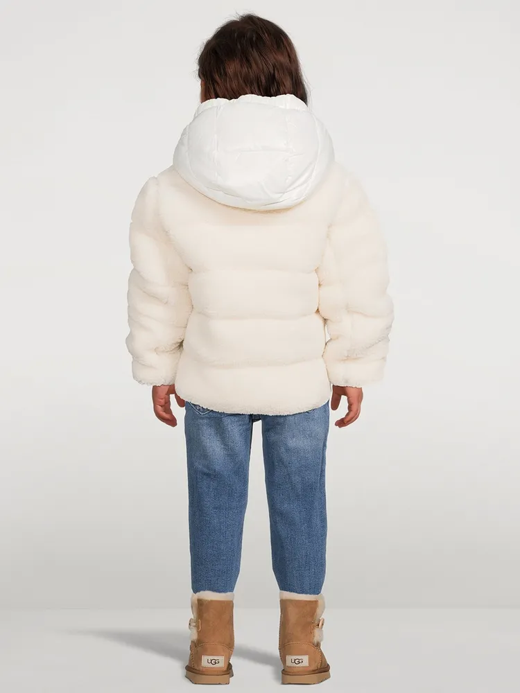 Kids Ridge Shearling Hooded Jacket