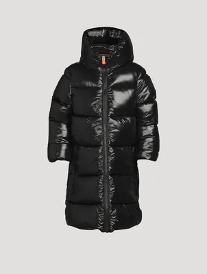 Kids Millie Long Puffer Jacket With Hood