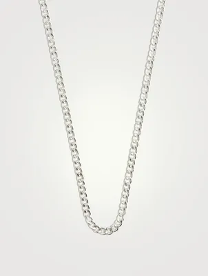 Sterling Silver Curb Chain Necklace