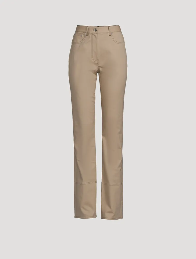 Stretch Cotton Bootcut Jeans