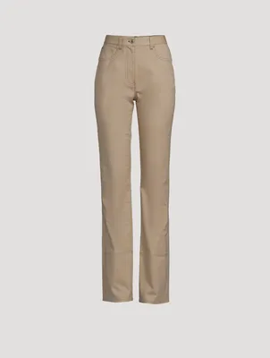 Stretch Cotton Bootcut Jeans