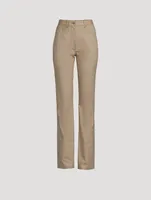 Stretch Cotton Bootcut Jeans