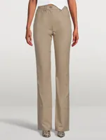 Stretch Cotton Bootcut Jeans