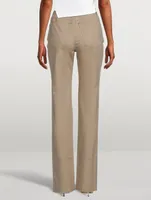 Stretch Cotton Bootcut Jeans