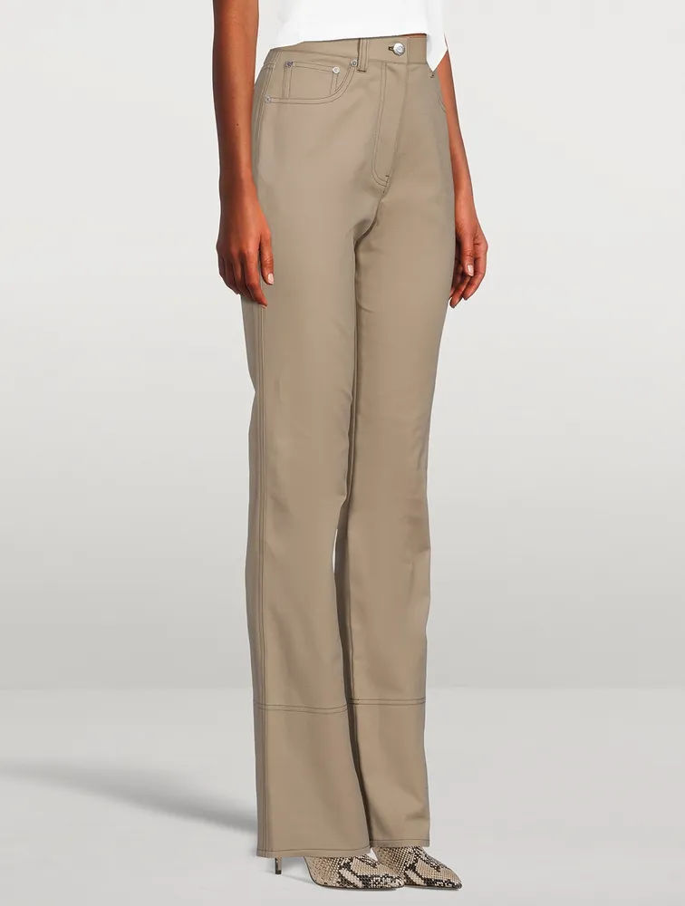 Stretch Cotton Bootcut Jeans