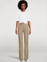 Stretch Cotton Bootcut Jeans