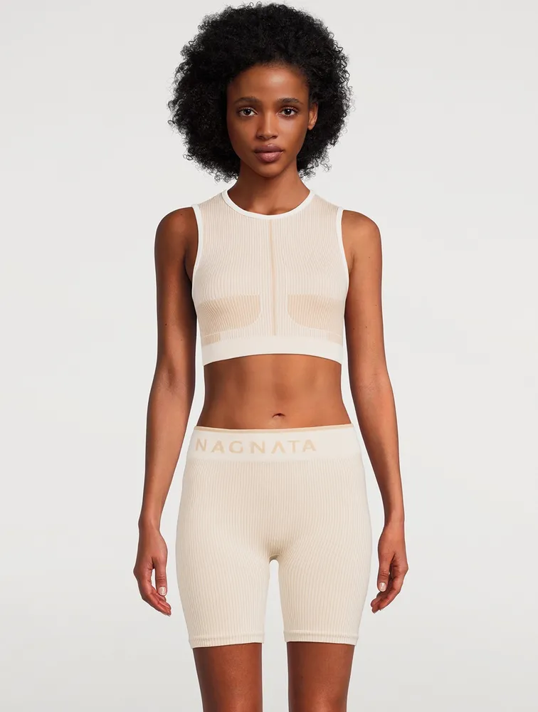 Bodice Cropped Tank Top