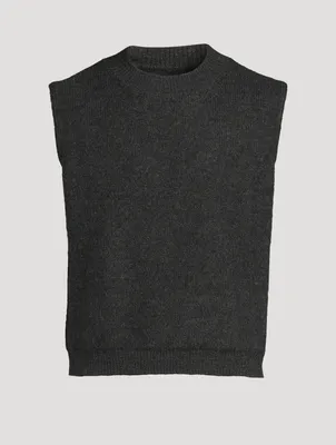 Alpaca Wool Knit Vest