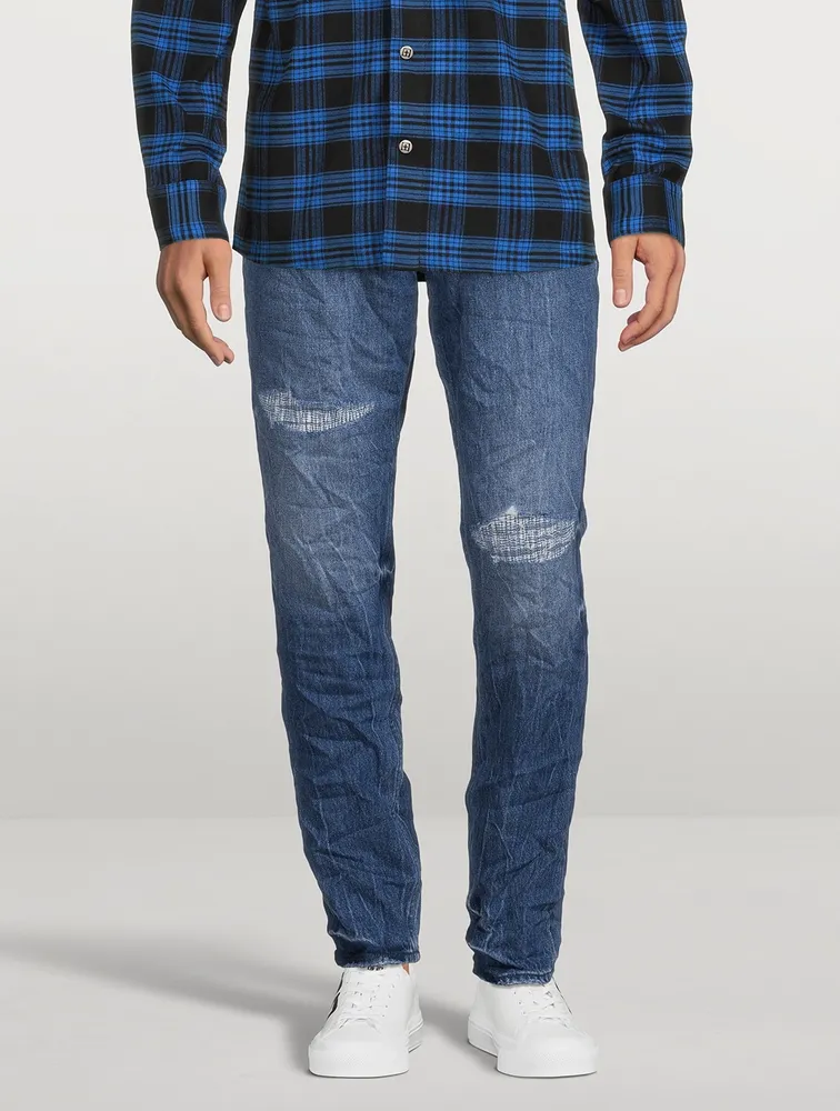 Wolfgang Hilite Trashed Slim Tapered Jeans