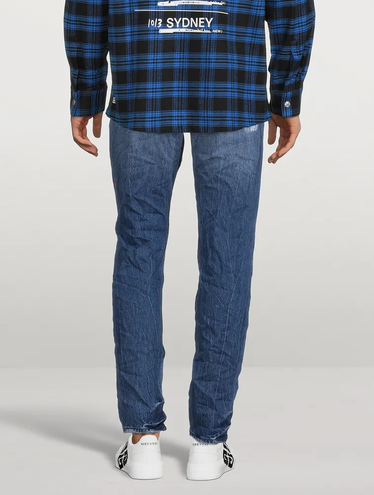 Wolfgang Hilite Trashed Slim Tapered Jeans