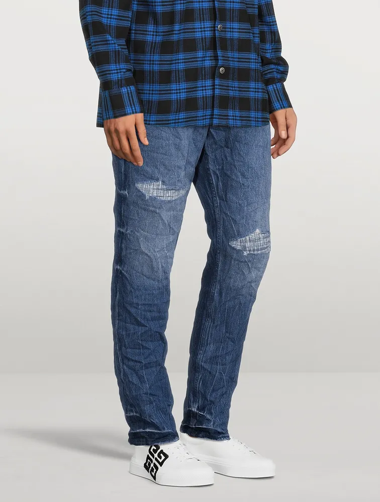 Wolfgang Hilite Trashed Slim Tapered Jeans