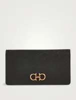 Gancini Leather Continental Wallet